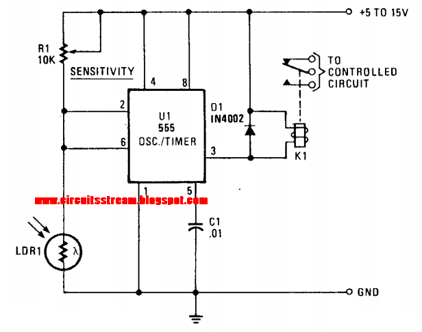 Schematic Diagram Touch Alarm Circuit